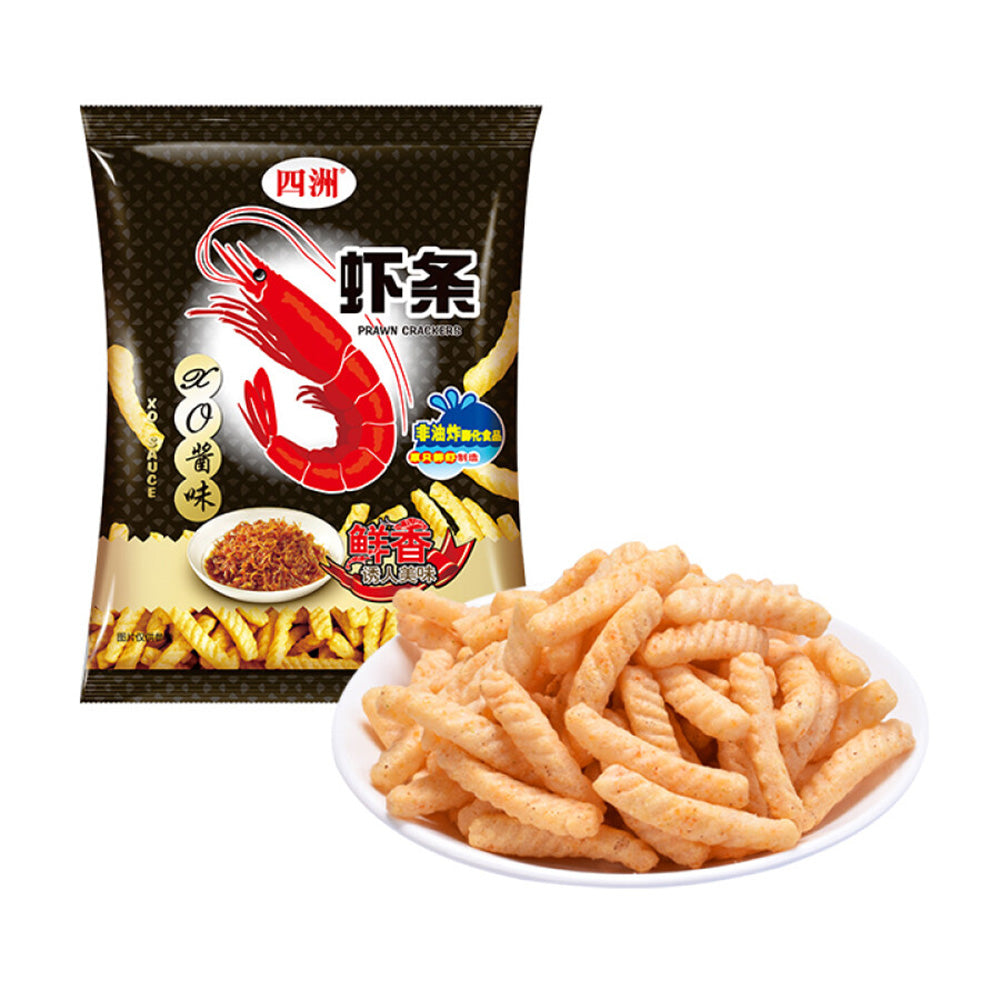 Four Seas Prawn Crackers XO Sauce Flavor, 80g Umall Sydney's