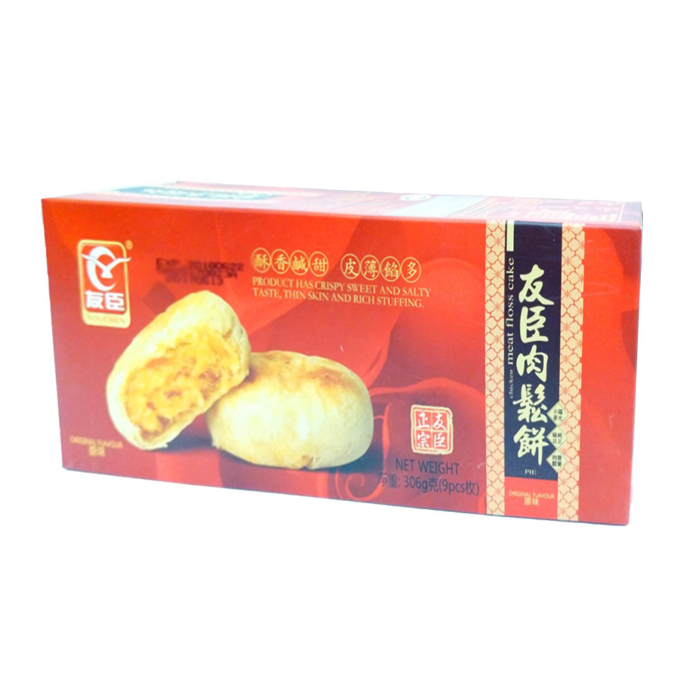 Youchen Original Flavour Pork Floss Biscuits, Boxed, 306g Umall