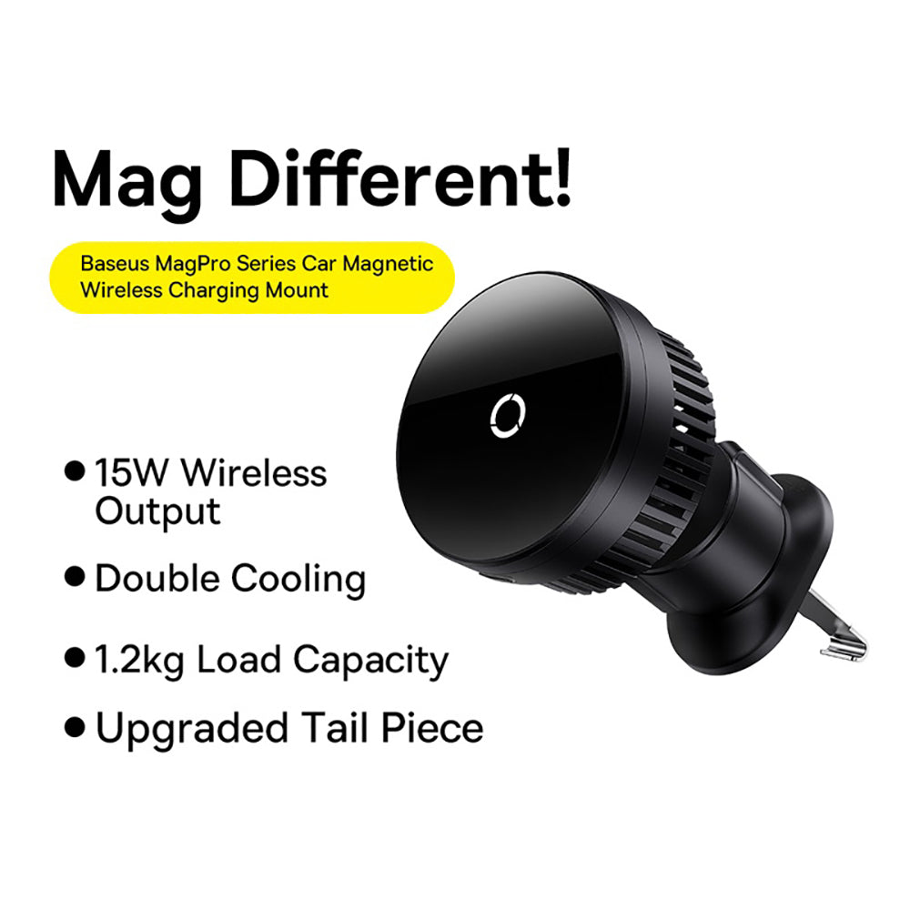 Baseus MagPro Magnetic Wireless Car Charger Mount Air Vent