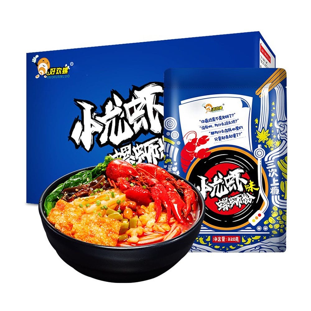 Haohuanluo Liuzhou River Snail Rice Noodles Crawfish Flavor 320g x