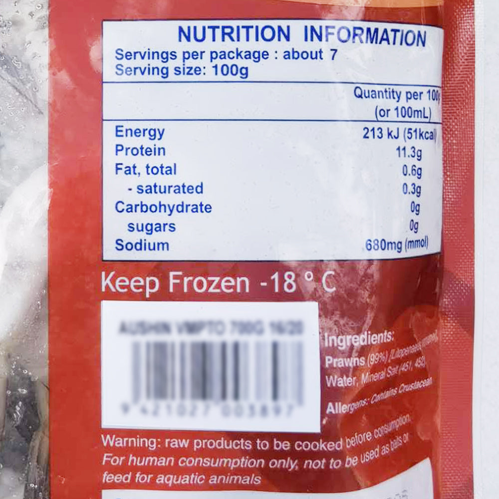 [Frozen]-Aushin-Raw-Shrimp-Meat-Size-16/20-700g-1
