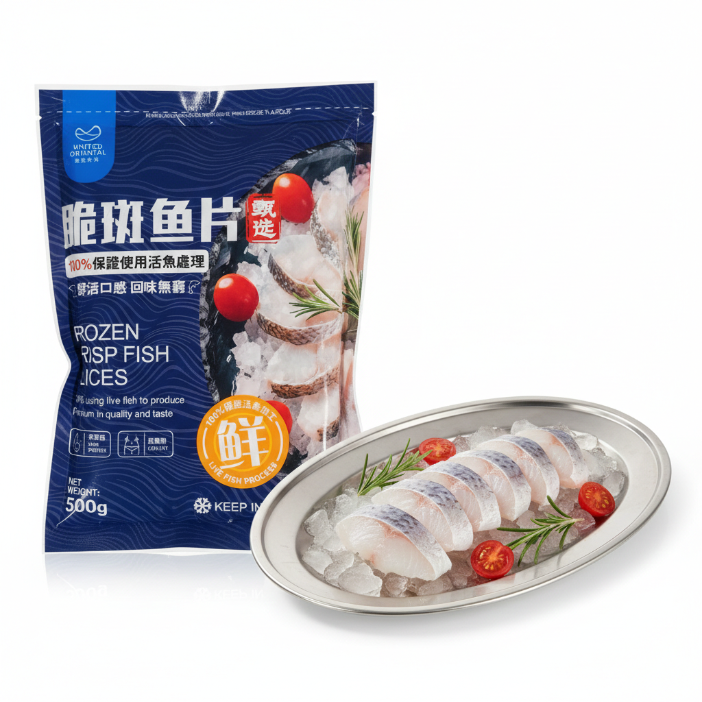 United Oriental Frozen Crisp Fish Slices 500g - Sliced White Fish Fill ...
