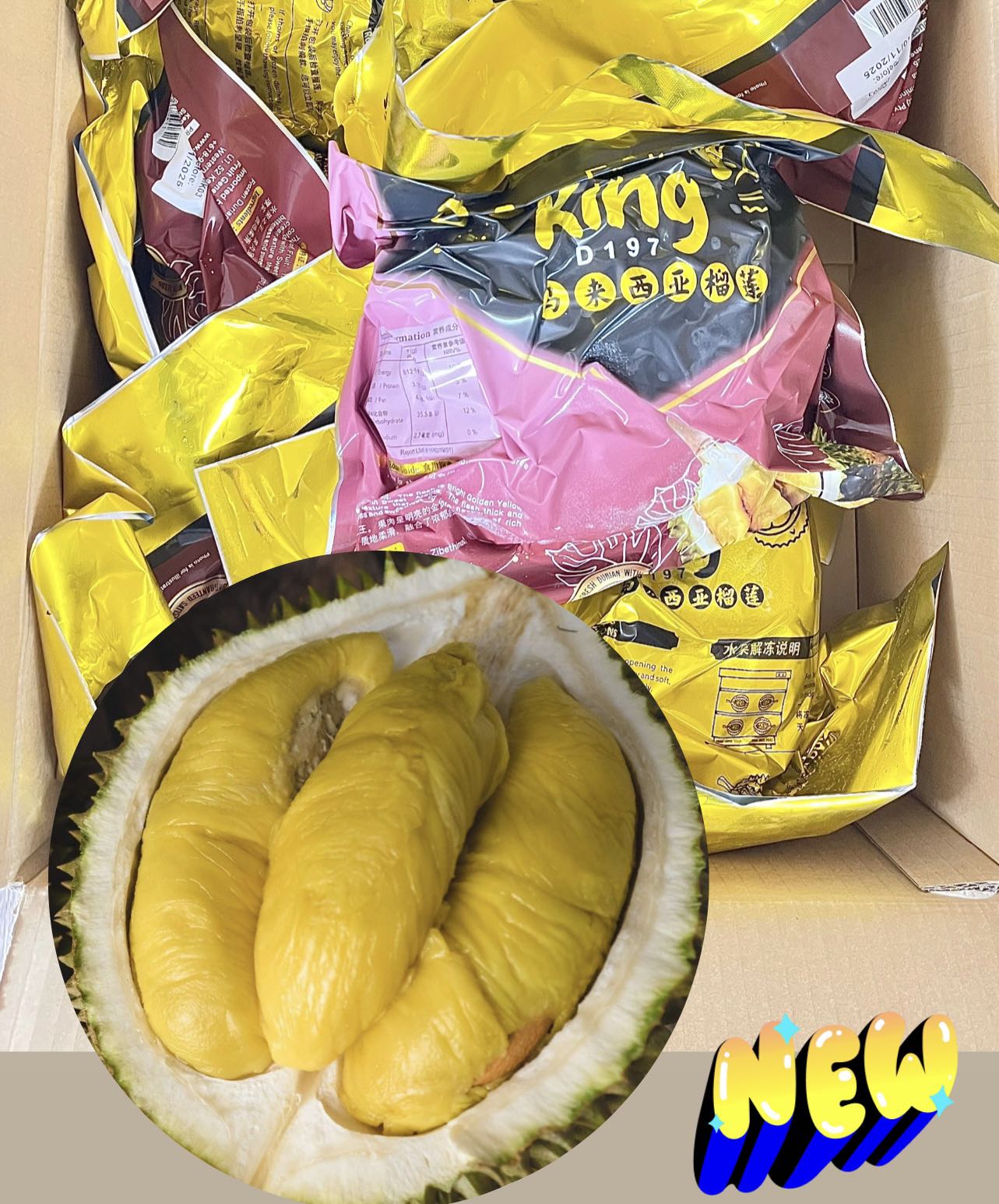 D197 Premium Malaysian Musang King Durian - 1.8kg Each – Umall ...