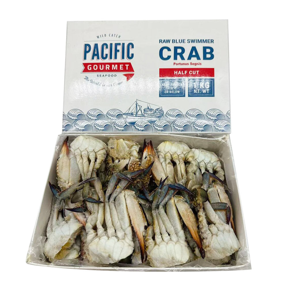Pacific-Gourmet-Raw-Blue-Swimmer-Crab-Half-Cut-Size-26/30-–-1kg-2