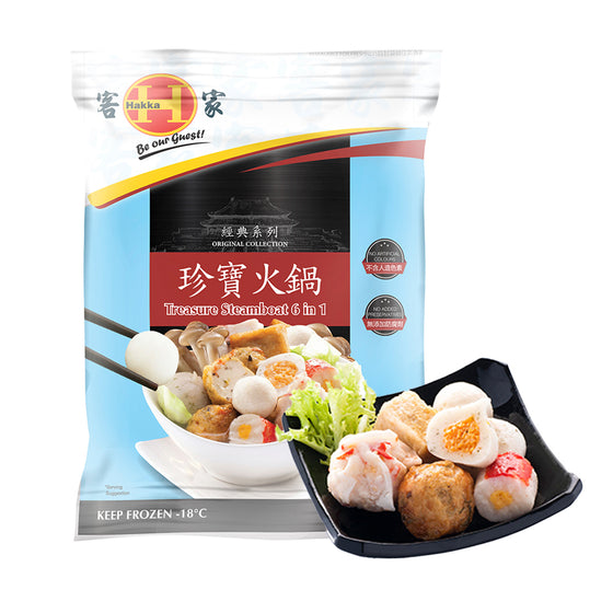 Bộ viên thả lẩu Hakka 6 vị 800 g – đa dạng hương vị, tiện chế biến