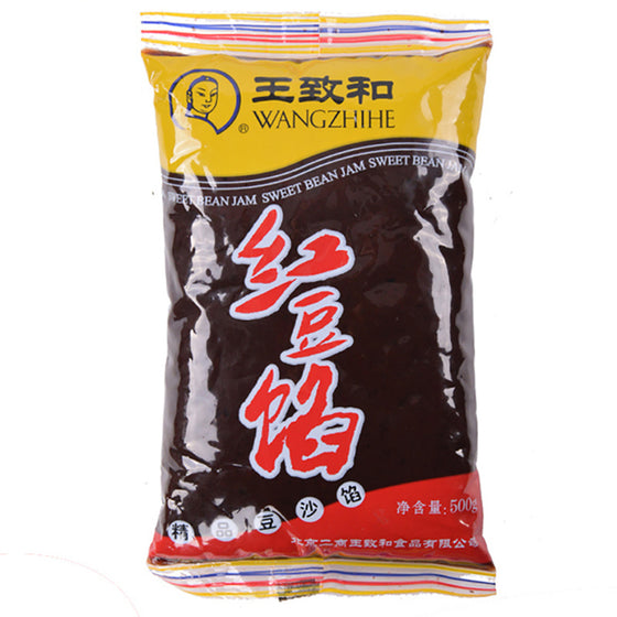 Wangzhihe Nhân Đậu Đỏ Ngọt 500 g – nhân bánh trung thu, tráng miệng
