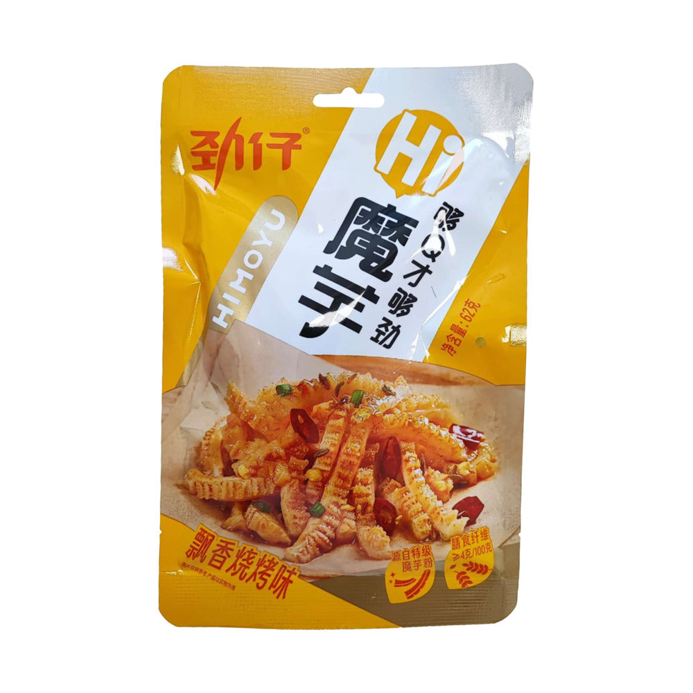 Jinzai-Hi-Konjac-Strips-–-Aromatic-BBQ-Flavor-62g---Plant-Based-Low-Calorie-Snack-1