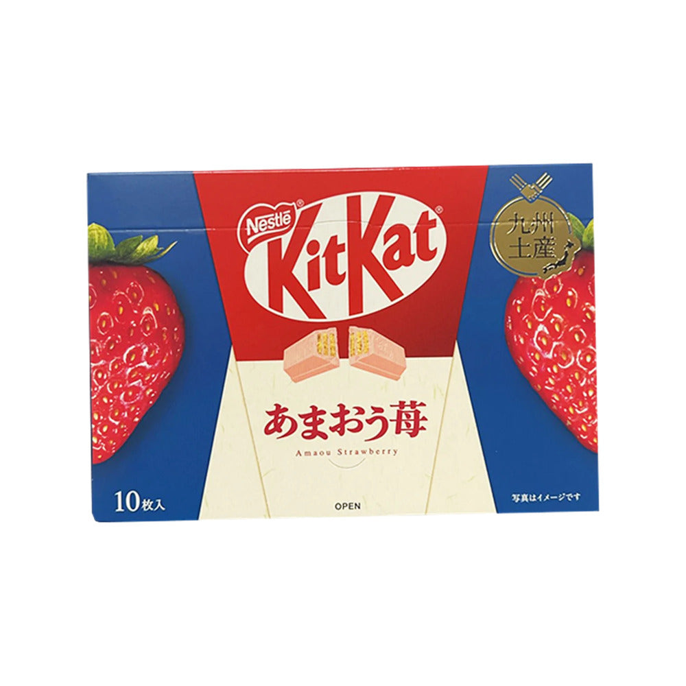 Nestlé-KitKat-Amaou-Strawberry-(Japan-Edition)-–-10-Mini-Bars,-100-g-1
