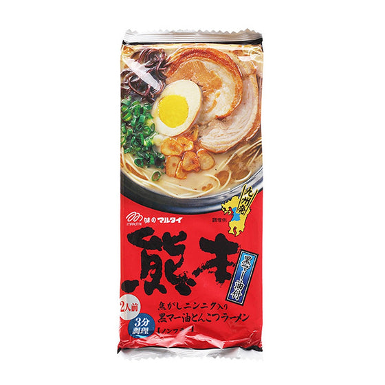 Mì Marutai Kumamoto Tonkotsu Dầu Mè Đen 186 g – ramen xương heo Kyushu đậm đà