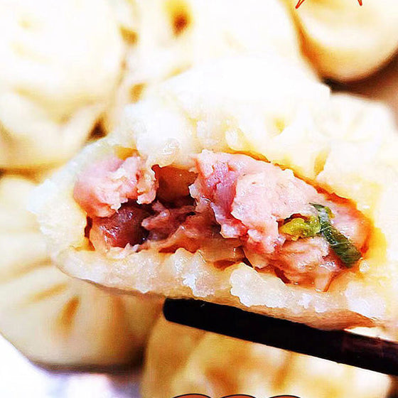 Annah’s Bun Tiểu Long Bao Nhân Heo, Nấm & Tôm 500 g – há cảo nước nóng ngọt