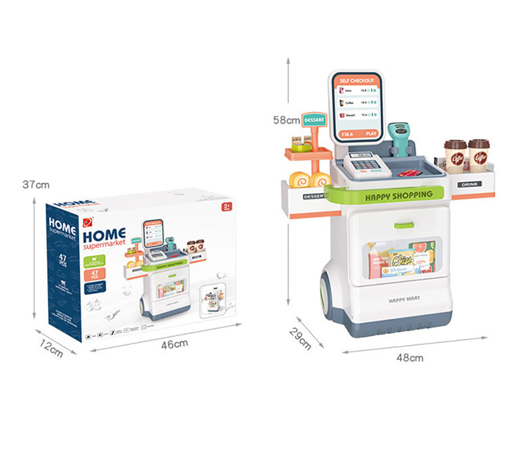 Bộ Đồ Chơi Quầy Thu Ngân Siêu Thị No Brainer 47 chi tiết – mô phỏng bán hàng, rèn kỹ năng