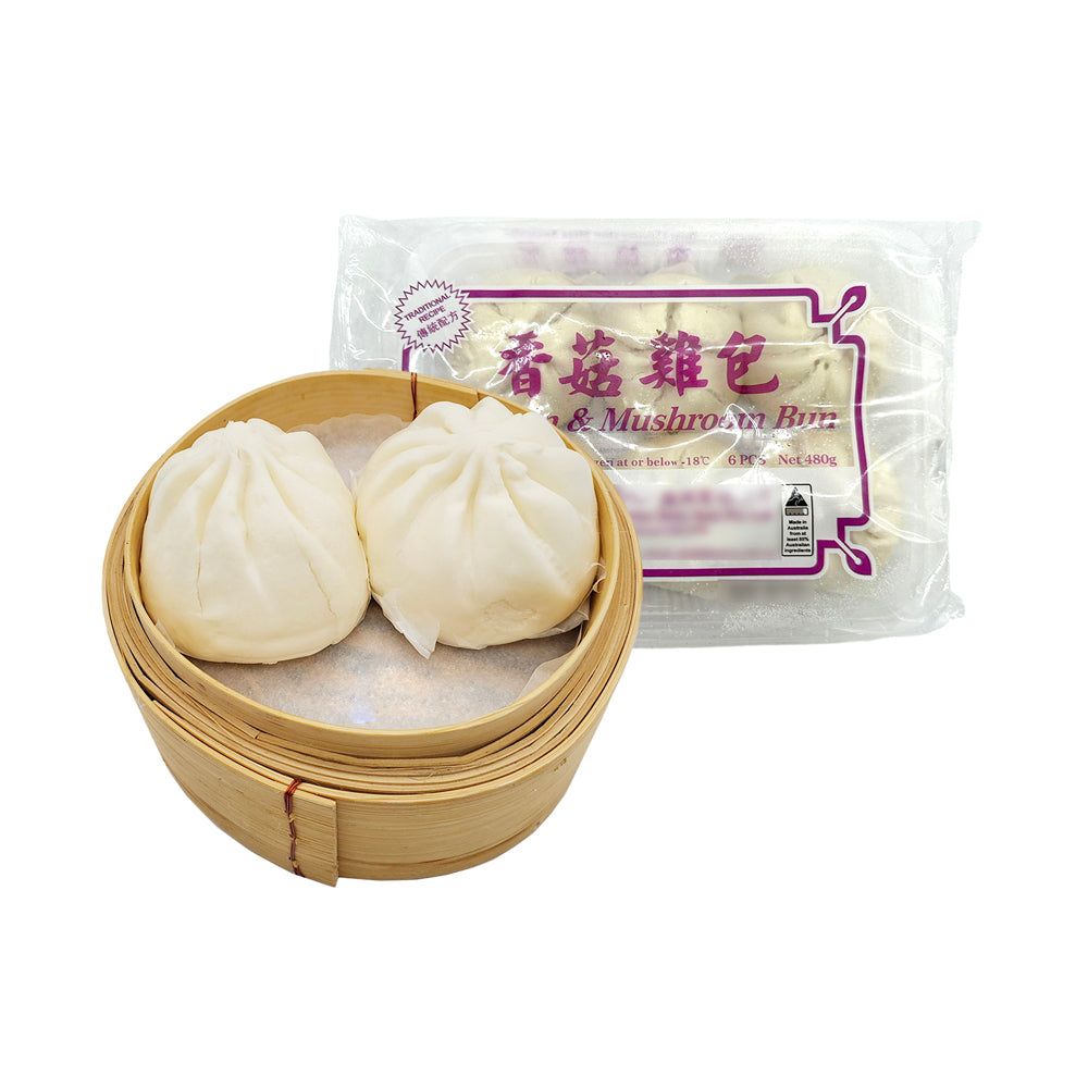 Jingmei-Dim-Sum-Chicken-&-Mushroom-Buns---6pcs,-480g-1