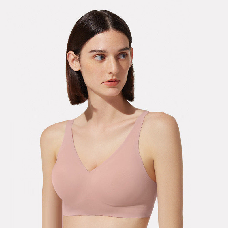 Ubras Soft Support Áo Ngực V-Neck Cài Móc Sau Size M – nâng đỡ mềm mại