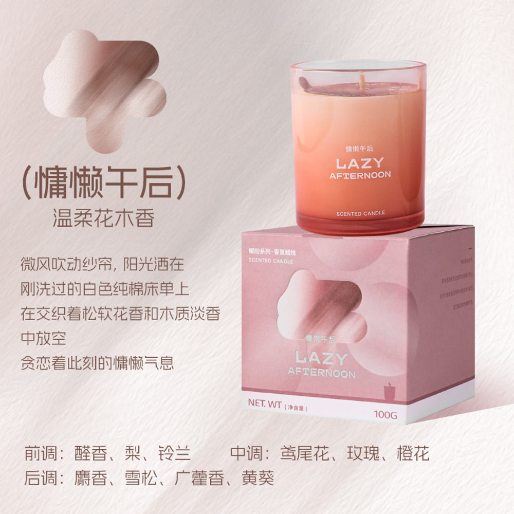 Airguard-"Lazy-Afternoon"-Scented-Candle-100g-–-Warm-Floral-&-Woody-Aroma-1