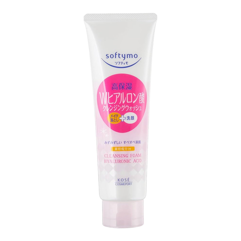Kose-Softymo-Hyaluronic-Acid-Cleansing-Foam-(Moist,-Pink)-190g-1
