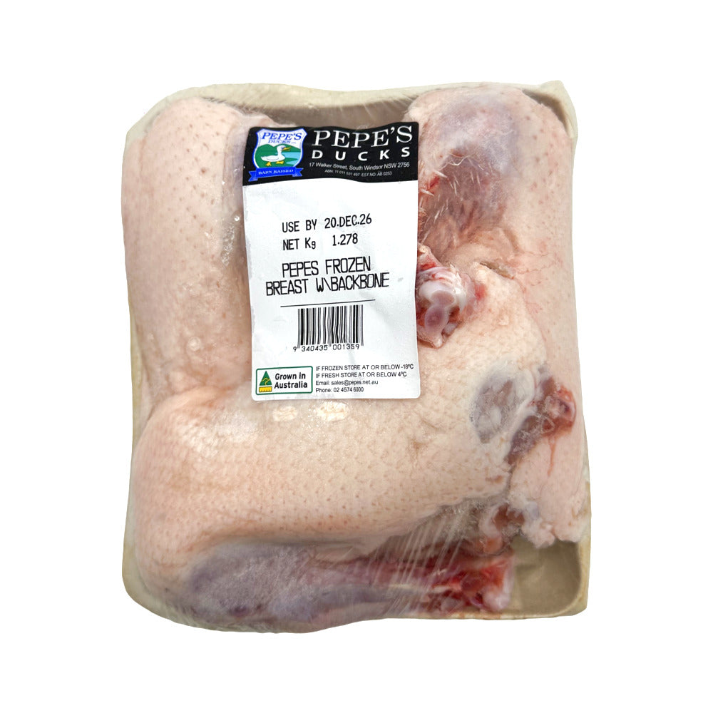 Backbone Frozen Pepe's Frozen Duck Breast with Backbone - 1.3kg – Umall - Australia's ...