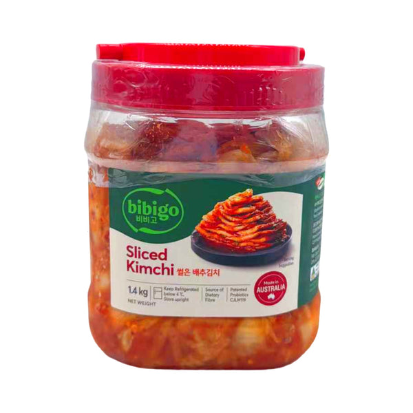 Bibigo Sliced Kimchi 1.4kg - Korean Fermented Napa Cabbage