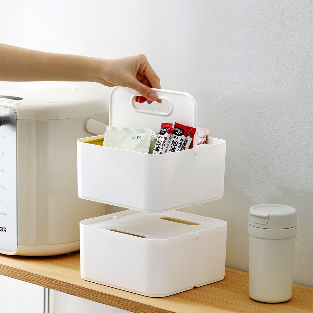 FaSoLa Portable Square Storage Box - White – Umall - Australia's ...