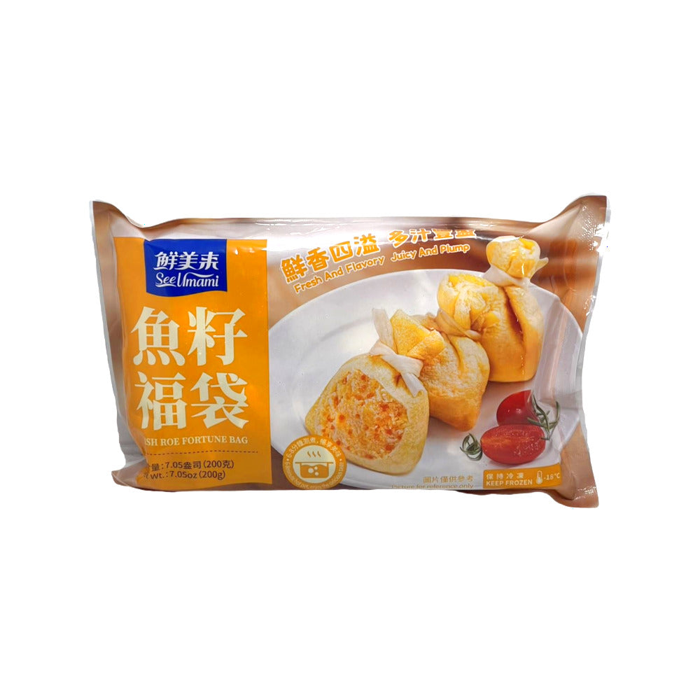 Seelmami-Fish-Roe-Fortune-Bags-200g-–-Frozen-Stuffed-Tofu-Pockets-for-Hot-Pot-&-Stir-Fries-1