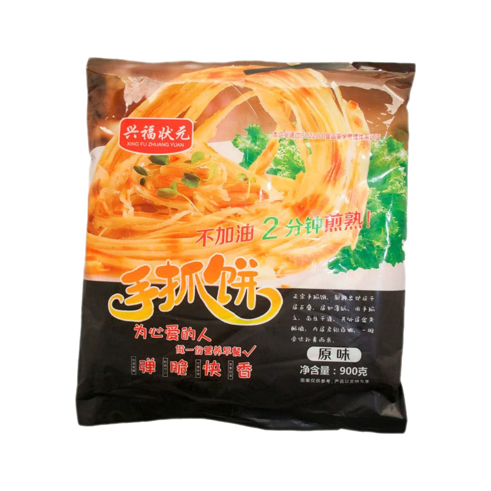 Xing-Fu-Zhuang-Yuan-Frozen-Hand-Grab-Scallion-Pancakes-–-Original-&-Spring-Onion-Flavours-Assorted-900g---Chinese-Layered-Paratha-Ready-in-2-Minutes-1