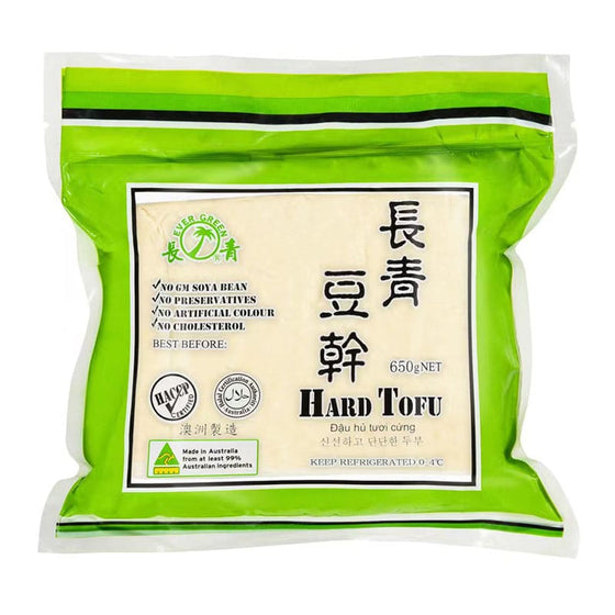 Ever Green Đậu Hũ Cứng 650 g – đậu hũ nấu lẩu, chiên xào