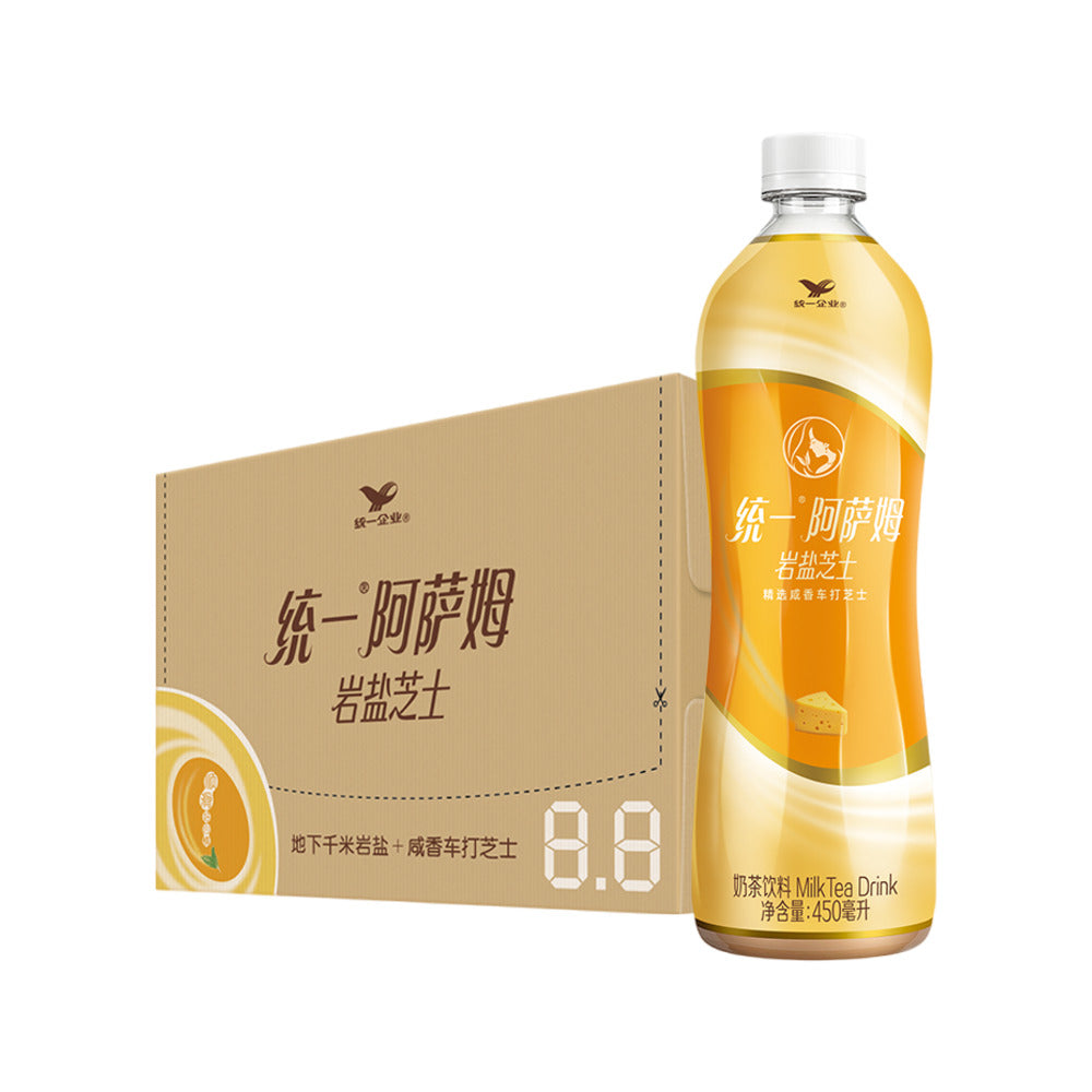 Uni-President-Assam-Milk-Tea-–-Rock-Salt-Cheese-450ml-x-15-Bottles-1