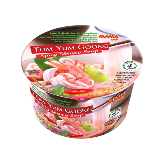 Mì Mama Tom Yum Goong 70 g – súp tôm chua cay Thái