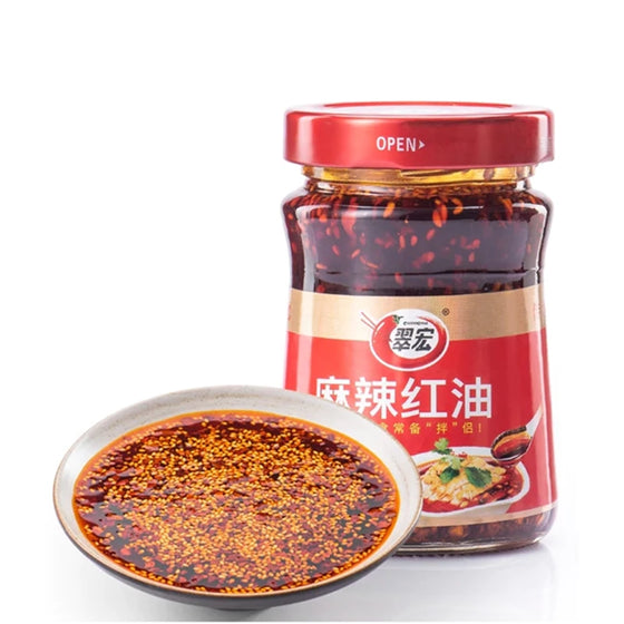 Dầu Ớt Tứ Xuyên Cuihong 200 g – sốt cay thấm vị, thơm vừng