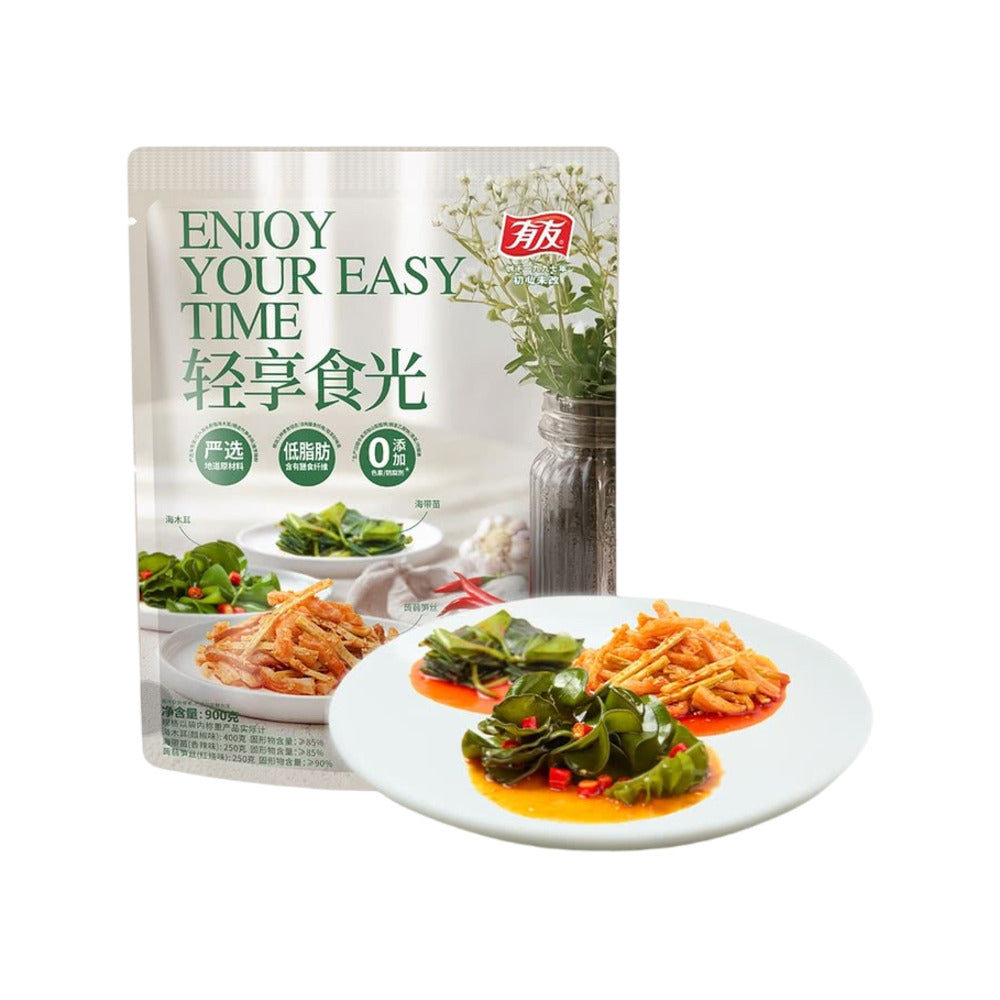 YouYou-“Enjoy-Your-Easy-Time”-Pickled-Seaweed-&-Bamboo-Shoots-Mix-900g-–-Low-Fat-Ready-to-Eat-Snack-1