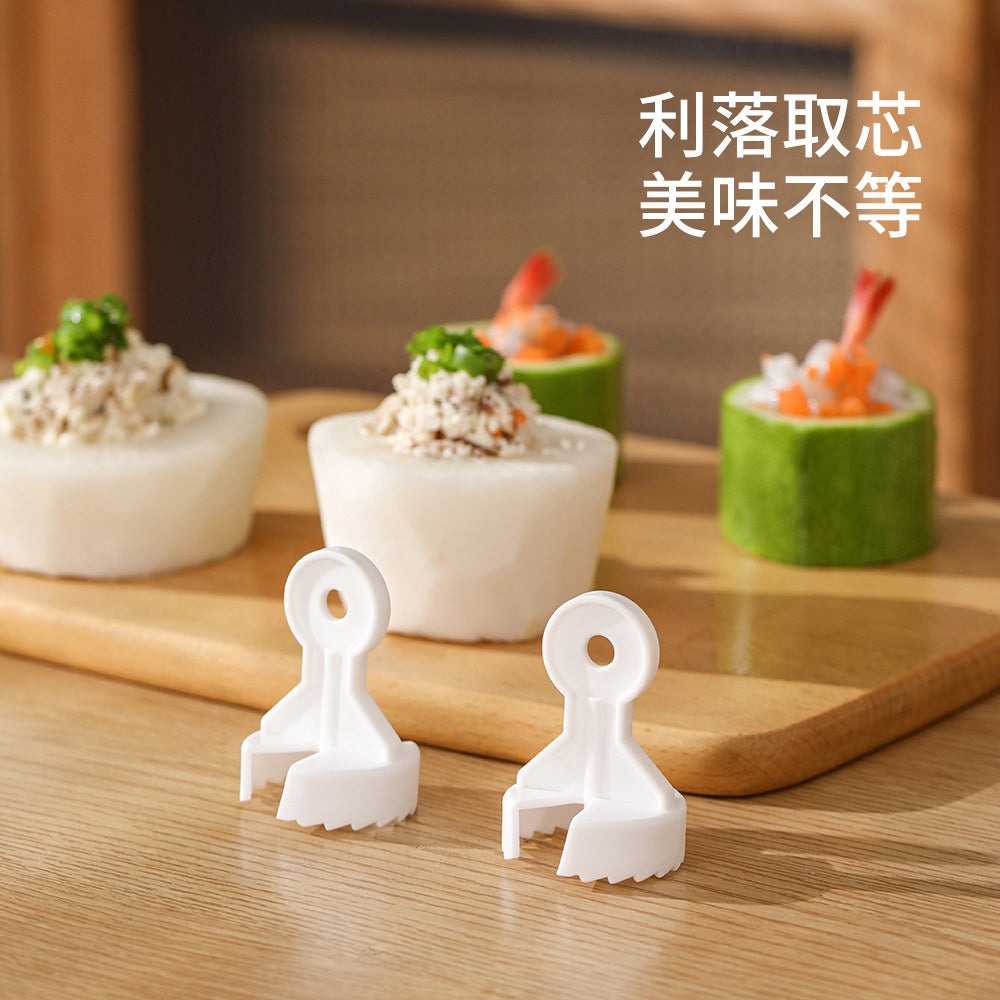 Dụng cụ lấy lõi trái cây FaSoLa 2 chiếc – tách lõi táo & lê