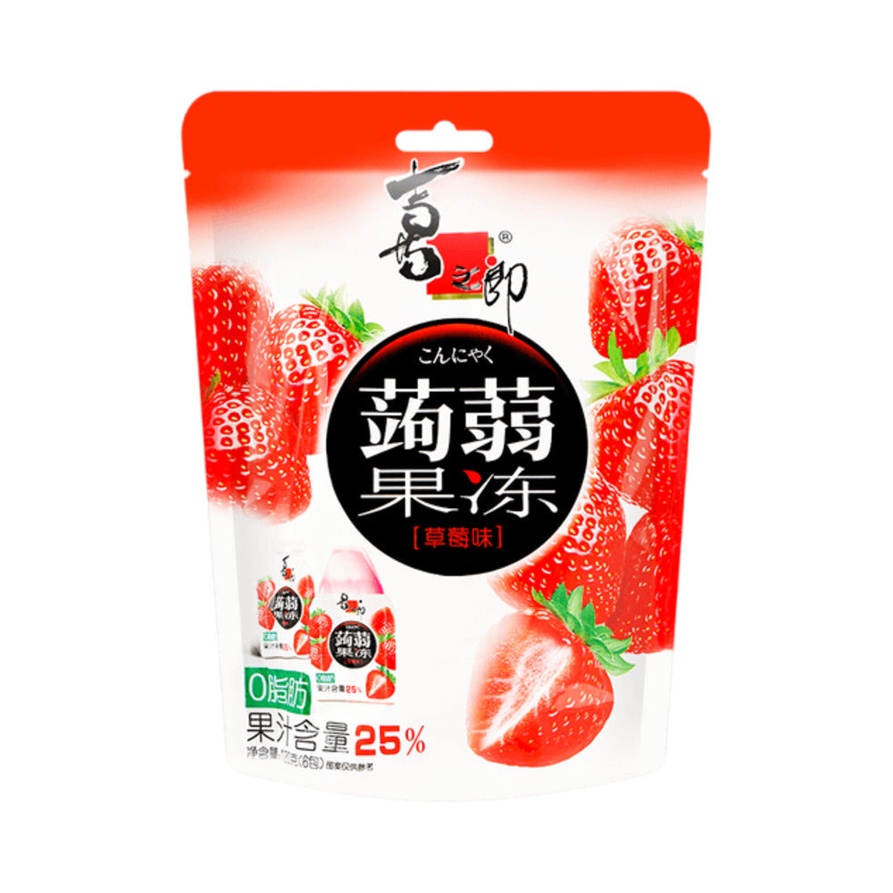 Xizhilang-Strawberry-Konjac-Jelly-120g---Konnyaku-Jelly-Squeeze-Pouch-1