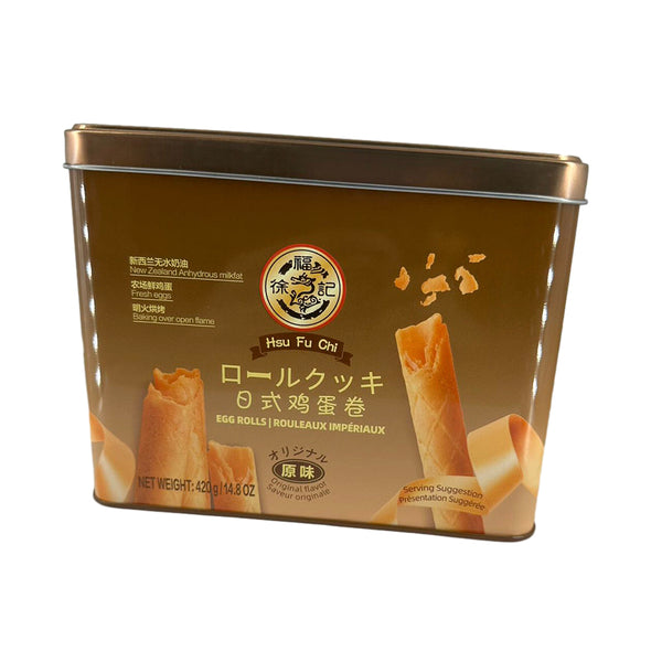 Bánh cuộn trứng Hsu Fu Chi 420 g – giòn tan, vị truyền thống