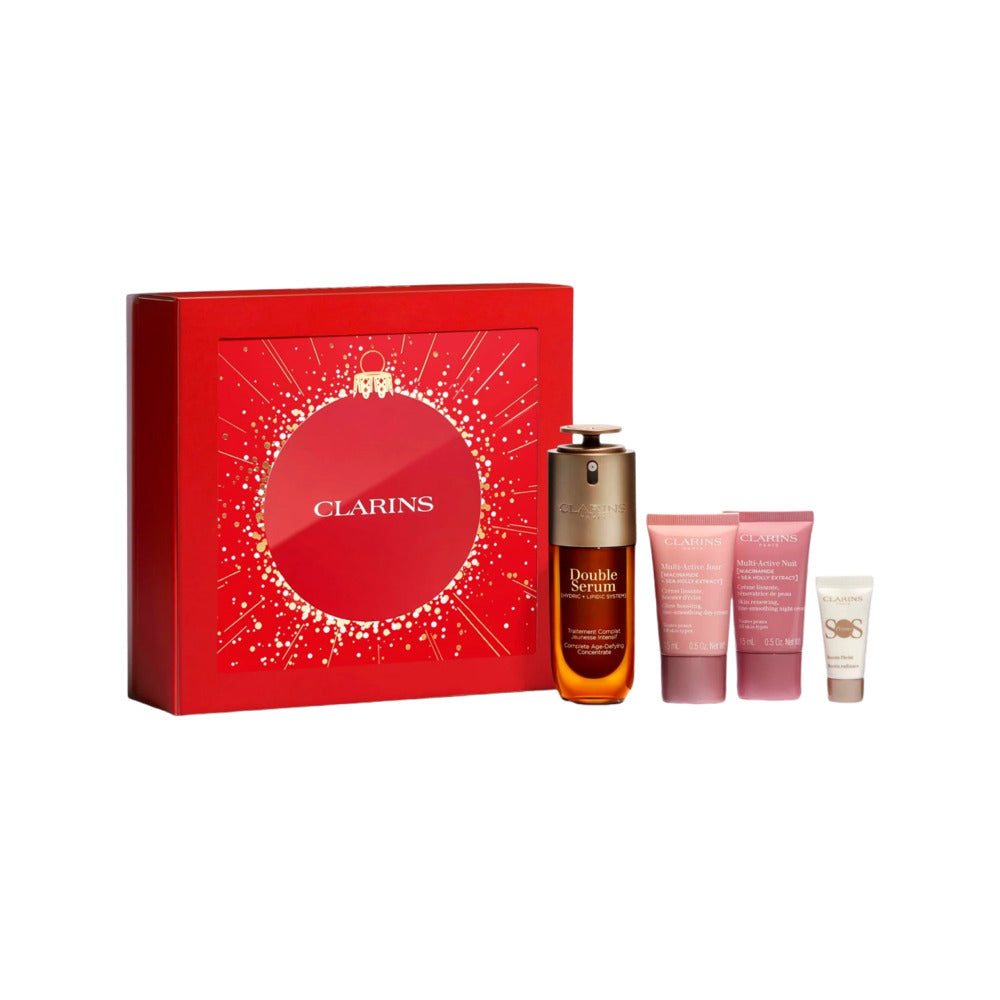 Clarins-Holiday-2025-Double-Serum-(9th-Gen)-&-Multi-Active-Day/Night-Cream-–-4‑Piece-Gift-Set-1