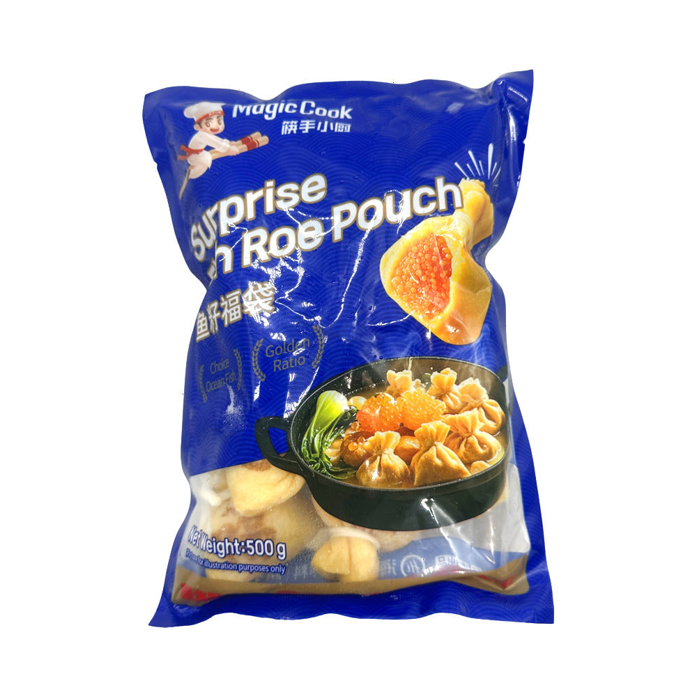 Fish Roe Stuffing Haidilao Magic Cook Surprise Fish Roe Pouches 500g – Stuffed Tofu Pock ...
