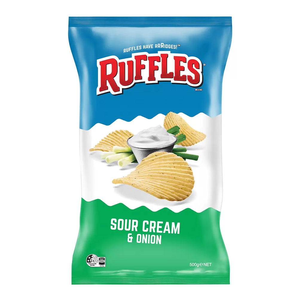 Costco Ruffles Ruffles Sour Cream & Onion Chips - 500g – Umall - Australia's Largest ...