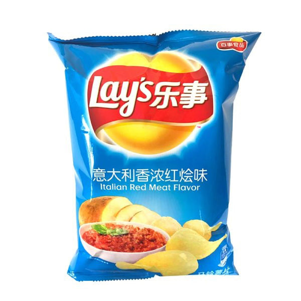 Khoai tây chiên Lay's Vị Sốt Bò Ý 70 g – snack giòn tan, vị bò hầm đậm đà