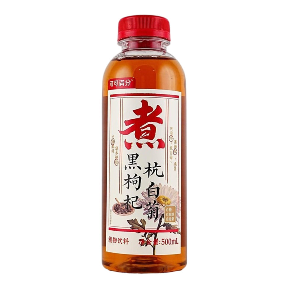 Keke-Manfen-Hangzhou-White-Chrysanthemum-&-Black-Goji-Herbal-Tea-Drink-(Sugar-Free)-500ml-1