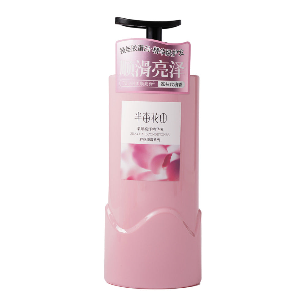 Half-Acre-Flower-Field-Silky-Hair-Conditioner---Smoothing-&-Shine,-Rose-Scent-500ml-1