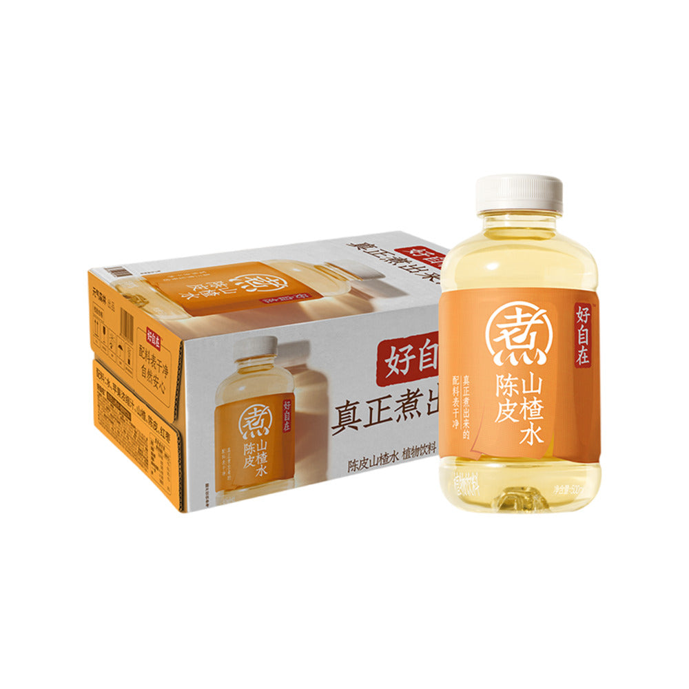 Genki-Forest-Tangerine-Peel-&-Hawthorn-Herbal-Water-–-500ml-×-15-Bottles-(Case-Pack)-1