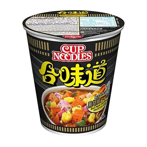 Mì Ly Nissin Cup Noodles Vị Cua Hạt Tiêu Đen 74 g – mì đậm vị cua, cay nồng