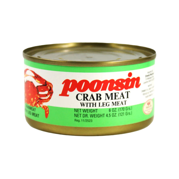 Poonsin Crab Meat with Leg Meat 170g