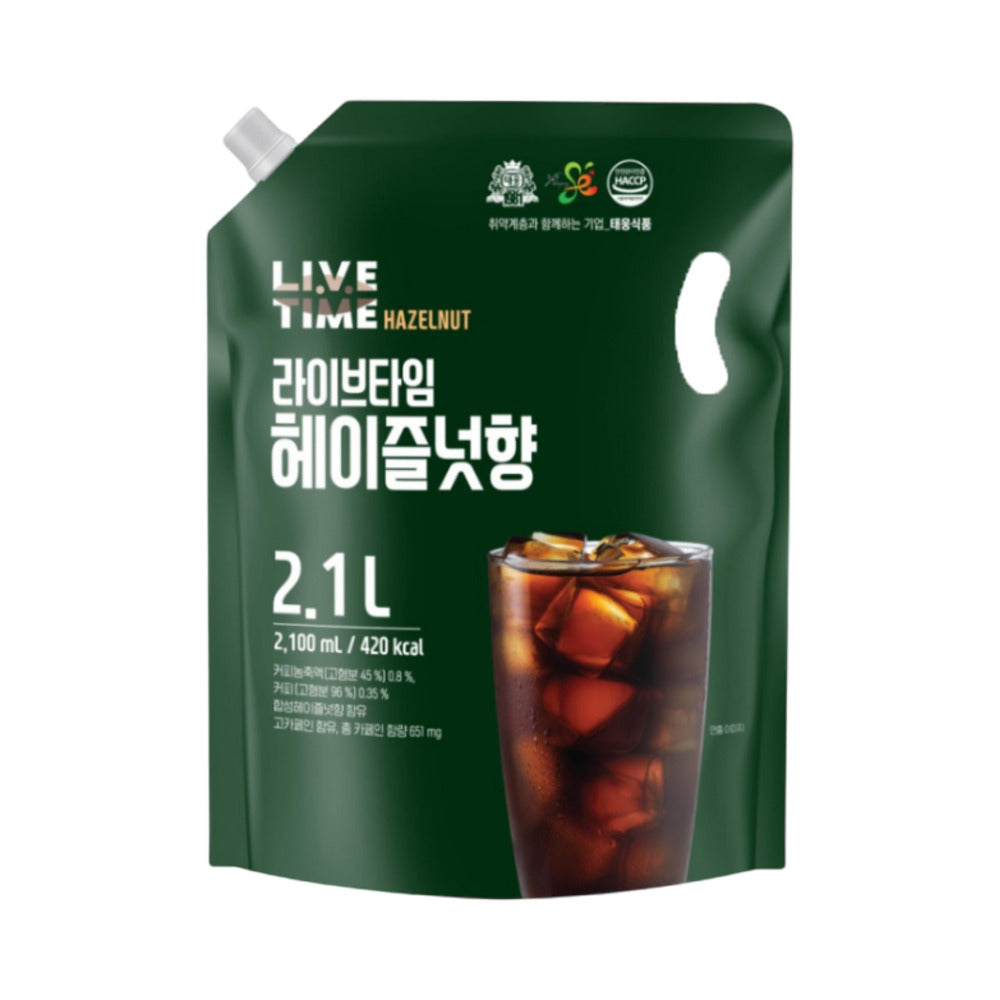 Live-Time-Hazelnut-Americano-Coffee-–-2.1L-Pouch---Ready-to-Drink-Iced-Coffee-1