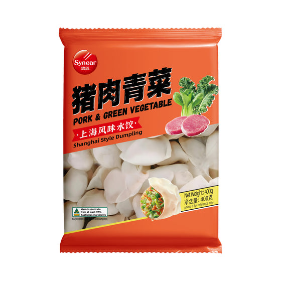 Synear Shanghai Style Pork & Green Vegetable Dumplings 400g