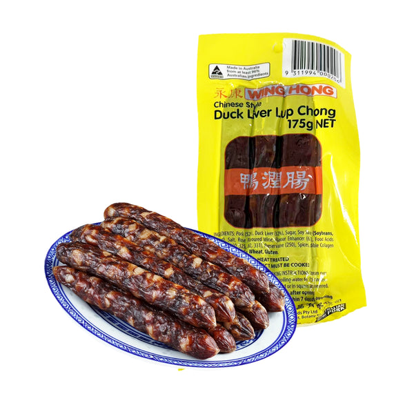 Lạp xưởng gan vịt Wing Hong 175 g – lạp xưởng Trung Hoa thơm béo, đậm đà