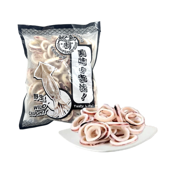 Tasty Life Mực Ống Khoanh Đông Lạnh 500 g – mực chiên xào dai giòn