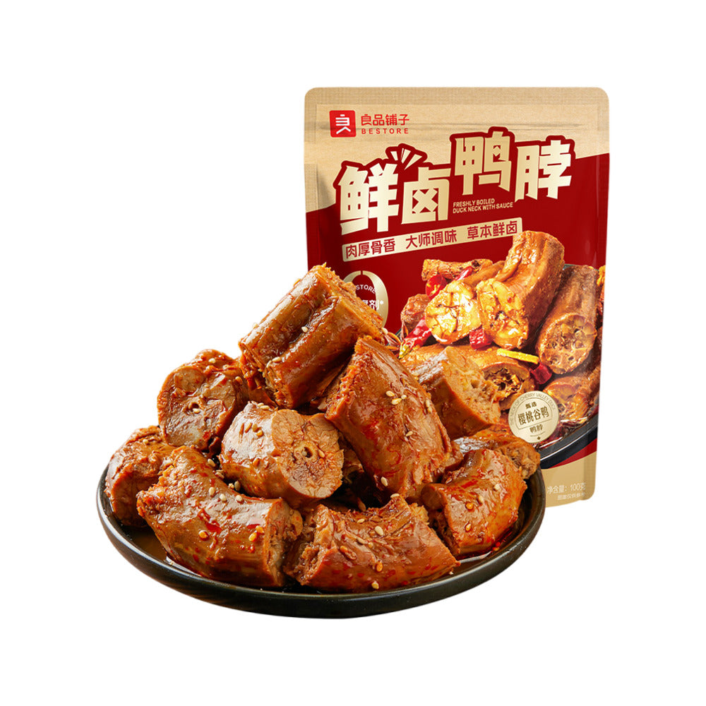 Bestore-Braised-Duck-Neck-100g---Ready-to-Eat-Chinese-Meat-Snack-1
