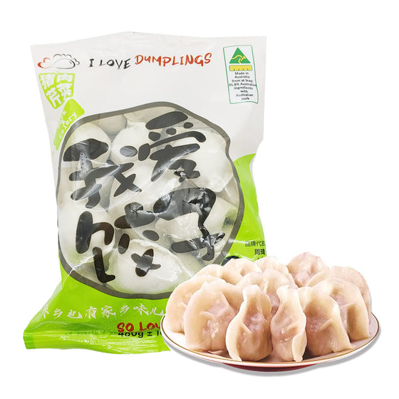 I Love Dumplings Sủi Cảo Thịt Heo & Dưa Bắp Cải 480 g – sủi cảo đông lạnh
