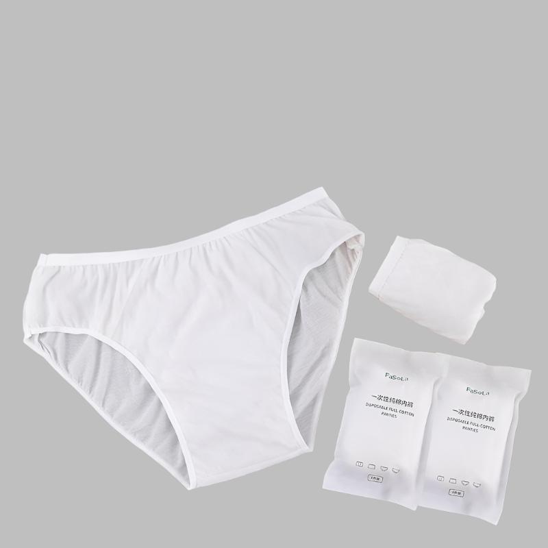 FaSoLa-Disposable-Cotton-Travel-Panties-for-Women---White,-Size-M,-Pack-of-5-1