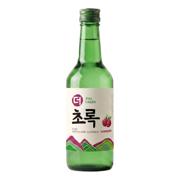 The Green Chorok Raspberry Soju 14% 360 mL
