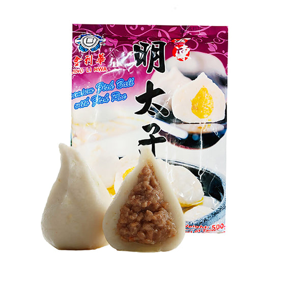 Cá Viên Nhân Trứng Cá Tuyết Jin Li Hwa 500 g – tiện lẩu, chiên & hấp